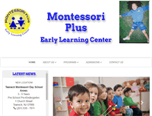 Tablet Screenshot of montessori-plus.com